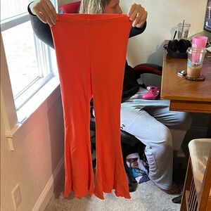 Vibrant coral Women's Pants
